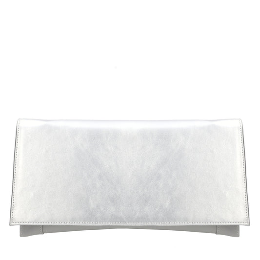 Bioeco B002 SILVER 2439 Clutch Bag to Match 4180 Shoe