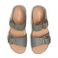 Hotter Tourist Khaki Green Cork Wedge Comfort Sandal