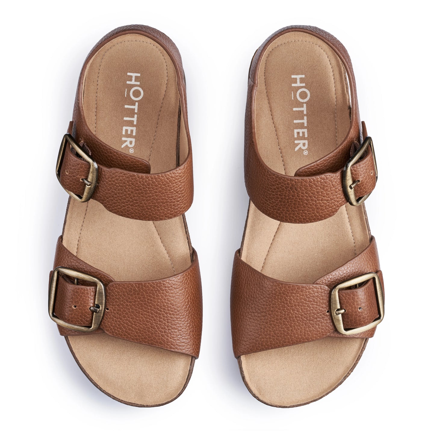Hotter Sandal Tourist TAN Leather