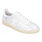 Rieker W2200 Silver Leather Retro Trainers W2200-90