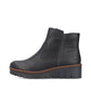 Rieker X9150 BLACK Wedge Zip Ankle Boot X9150-00
