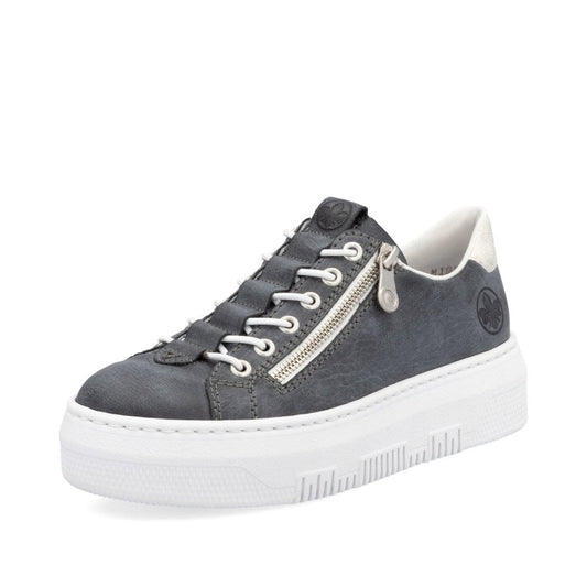 Rieker M1953 BLUE Chunky Sole Lightweight trainer M1953-14