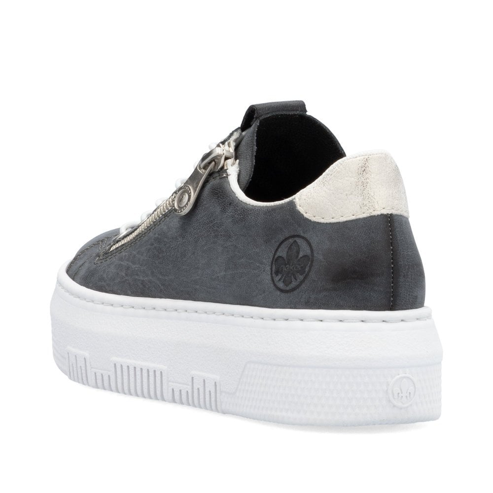 Rieker M1953 BLUE Chunky Sole Lightweight trainer M1953-14