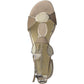 Marco Tozzi 28230 Nude COMBI Block Heel Sandal