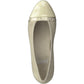 Jana Classic Court Shoe in Wide Fitting GOLD 22366-929