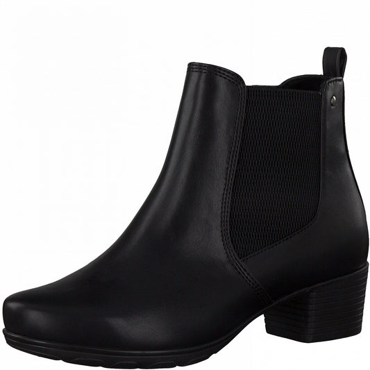 Jana Ankle Boot with zip 25363 BLACK