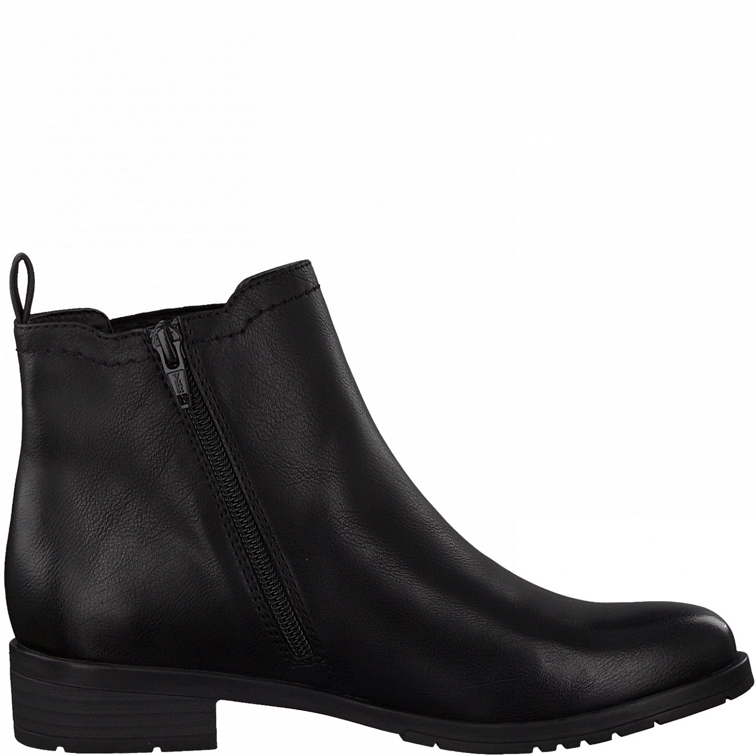 Jana Ankle Boot with zip 25363 BLACK
