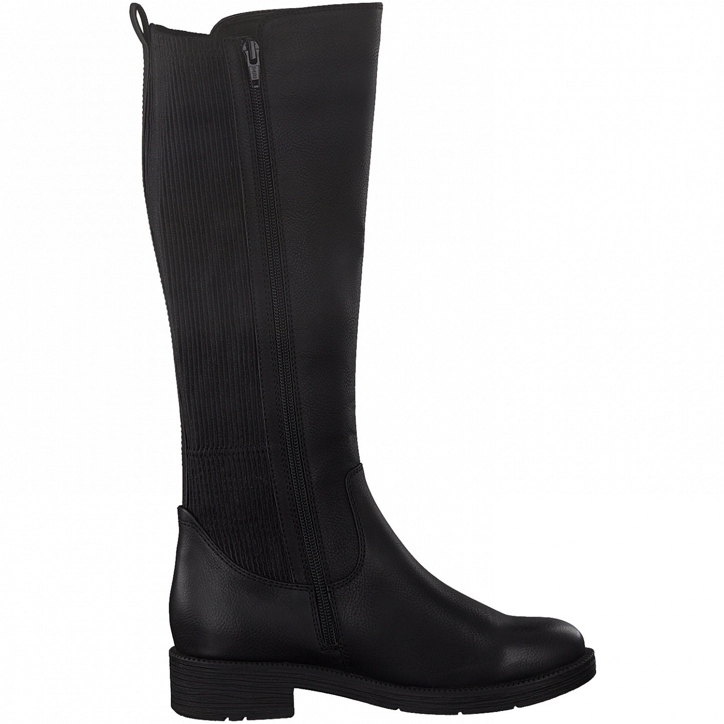 Jana Long Riding Boot with zip 25560 BLACK