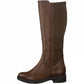 Jana Long Riding Boot with zip 25590 CHESTNUT