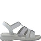 Jana 28165 GREY Slip On Sandals