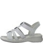 Jana 28165 GREY Slip On Sandals