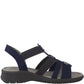 Jana 28165 Navy Slip on Sandal