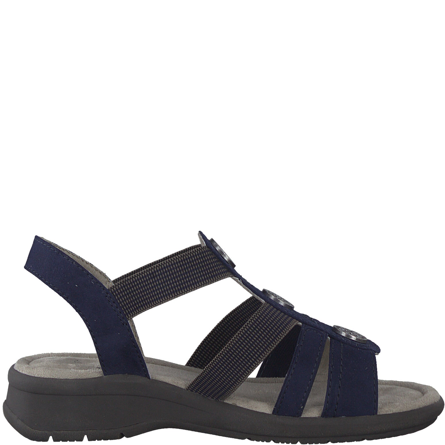 Jana 28165 Navy Slip on Sandal