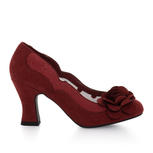 Ruby Shoo Classic Court Chrissie CRIMSON