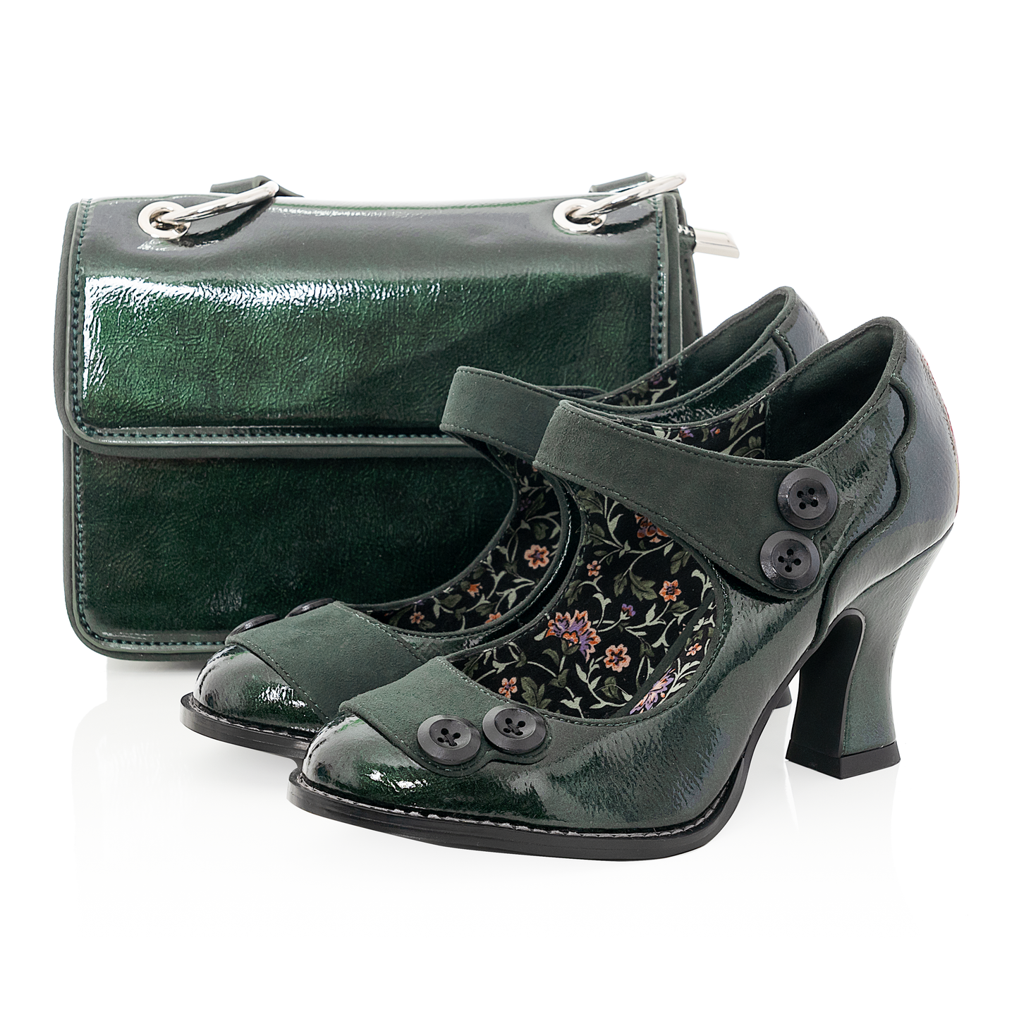 Ruby Shoo Bar Shoe Penny Forrest GREEN .