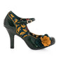 Ruby Shoo Bar Shoe Quin GREEN .
