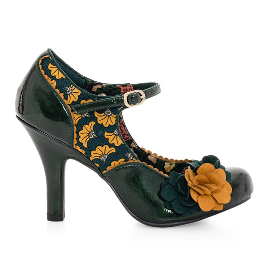 Ruby Shoo Bar Shoe Quin GREEN .