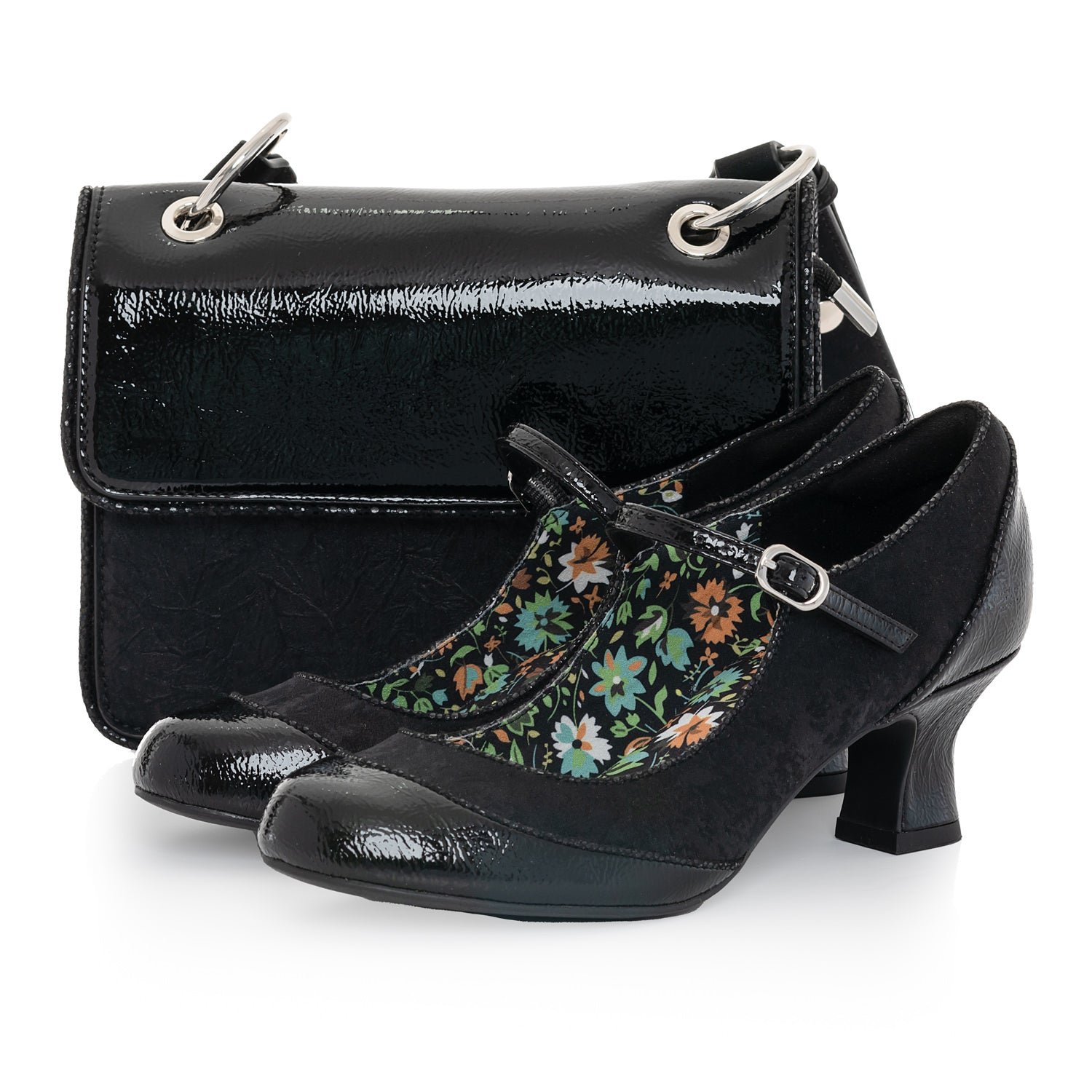 Toledo BLACK  PAT match penny/clara blk