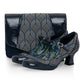Ruby Shoo Bar Shoe Clara NAVY Geometric.