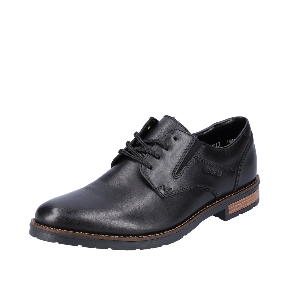 Rieker Men s Lace up Shoe BLACK 14621 00 A.G. Meek