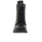FLY London Ankle Boot Ragi BLACK Soft Leather Military Style Lace Boot