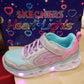 Skechers Girl's Trainers  20294 S LIGHTS: HEART LIGHTS - LOVE SPARK OMBRE