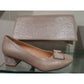 Bioeco 5632 GOLD Low Heel occasion shoe matching bag available