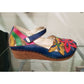 Laura Vita Facscineo 42 JEANS Leather Bar Shoe