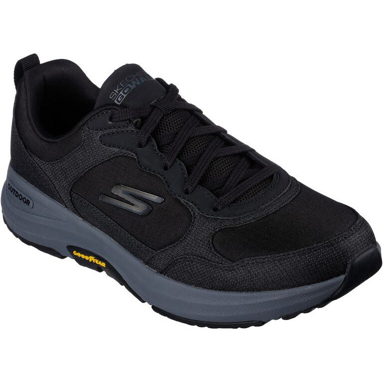 Skechers Men s Lace up Trainer GO WALK Outdoor Woodcrest BLACK 21610 A.G. Meek