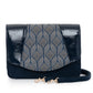 Ruby Shoo Bar Shoe Clara NAVY Geometric.