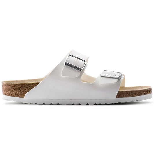Birkenstock Arizona White BF two strap sandals