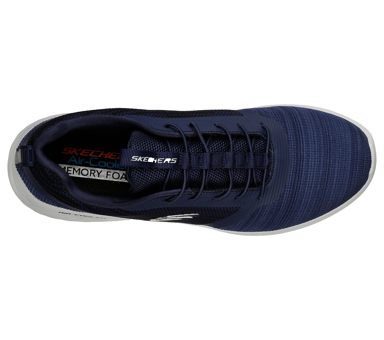 Skechers TRAINER Bounder NAVY 52504 bungee Laced