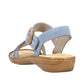 Rieker women Blue sandal 608Z3-14 Blue