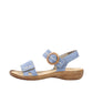 Rieker women Blue sandal 608Z3-14 Blue