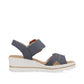 Rieker Wedge Sandal BLUE 67476-14