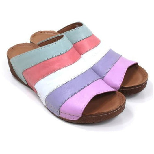 Adesso Soft Leather Mule sandals EVA ICE CREAM