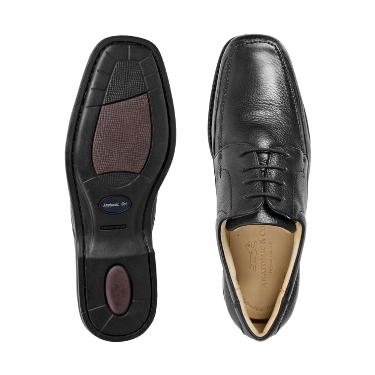 Anatomic & Co LACE UP SHOE Goias BLACK leather