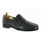 Barker MOCCASIN SHOE Valencia Black Kid Leather