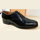 Barker TOE CAP SHOE Luton BLACK Leather HI SHINE