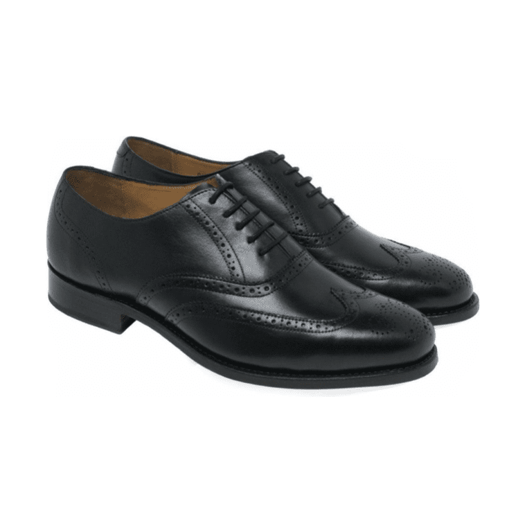 Barker brogue SHOE Glasgow black leather