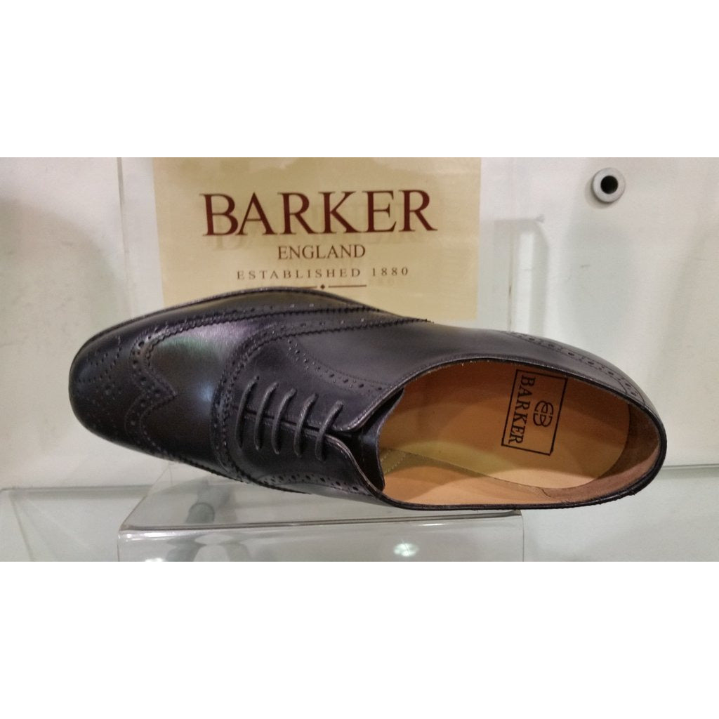Barker brogue SHOE Glasgow black leather