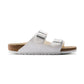Birkenstock Arizona White BF two strap sandals