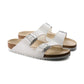 Birkenstock Arizona White BF two strap sandals