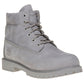 Timberland 6 inch Premium boot youth MID GREY leather Waterproof
