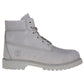 Timberland 6 inch Premium boot youth MID GREY leather Waterproof