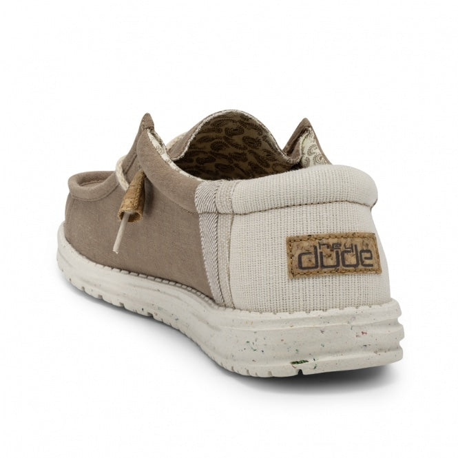 Dudes Men's Wally Natural Linen Clay Wally Linnen CLAY WALLY LINNEN