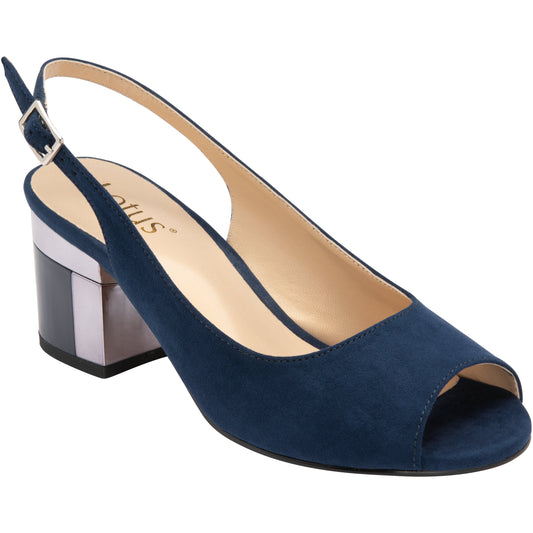 Lotus Occasion Wear Shoe Evelyn NAVY