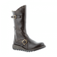 FLY London Mid Calf Boot Mes 2 Brown Leather