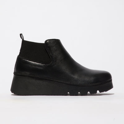 Fly London Ankle Boot Pada  BLACK Pull-on