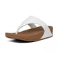 Fitflop SANDAL Lulu WHITE Leather WITH Toe Thongs